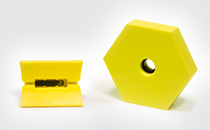 Porte repères à clipser pour fils et câbles