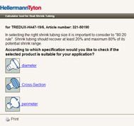 Gaines thermoretractable : kit de différentes tailles pour différentes applications HellermannTyton