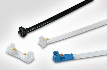 Collier de serrage anti-vibrations - attache-câble adhésif