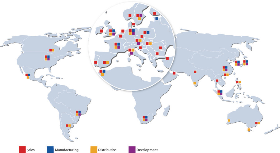 L'entreprise HellermannTyton dans le monde