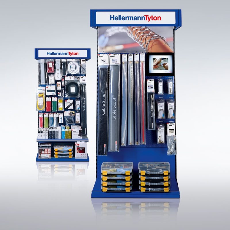 Présentoir standard HellermannTyton