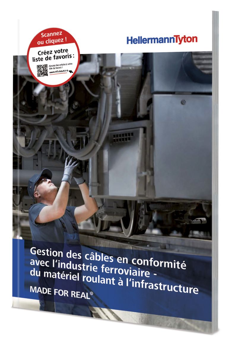 Page de couverture de la brochure produits ferroviaires