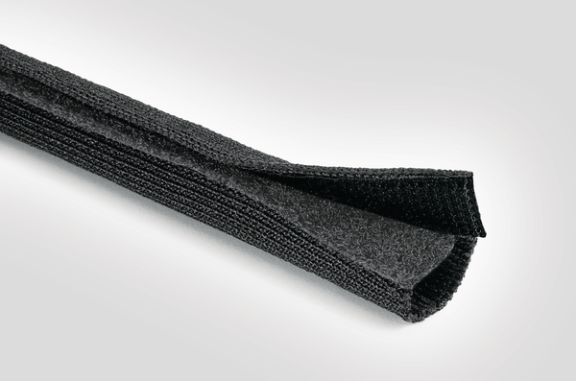 Gaine de protection refermable avec fermeture auto-agrippante