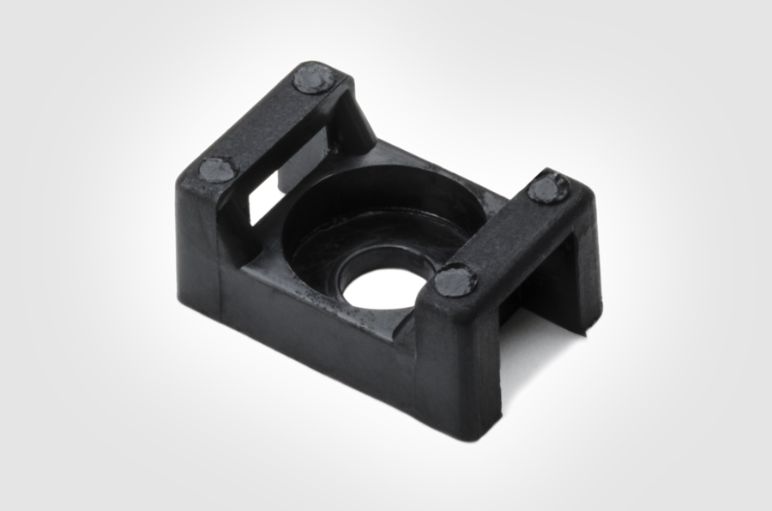 Embases adhésives, embases colliers de serrage, clips adhésifs pour colliers de serrage, embases pour colliers, attache-câble adhésif