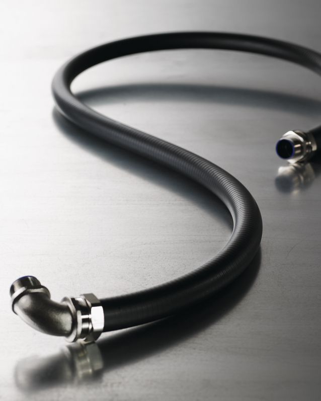 LTS, gaine de protection métallique en acier galvanisé avec revêtement PVC étanche