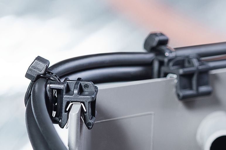 Fixations de collier de serrage EdgeClip et attache câble