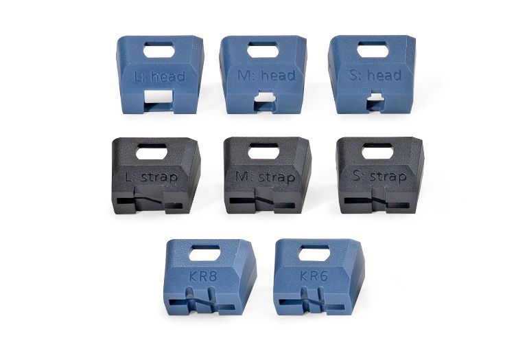 Assortiment d’embouts pour l’outil de coupe de colliers EVO cut