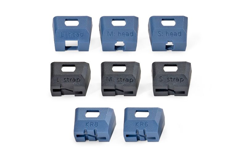 Assortiment d’embouts pour l’outil de coupe de colliers EVO cut