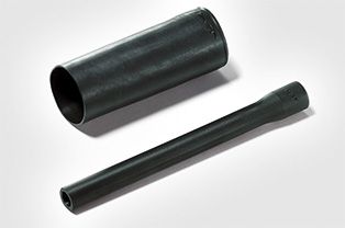 Pièces moulées thermorétractables droites