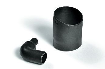 Pièces thermorétractables à angle droit - Helashrink série 1100, sans lèvre