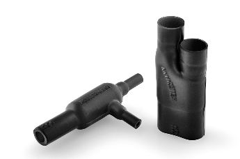 Pièces de dérivation thermorétractables en T - Helashrink série 1200, compensatrices, homologuées VG