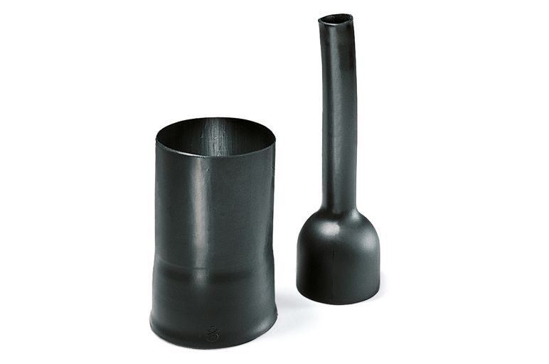 Pièces thermorétractables longues sorties - Helashrink série 130, avec lèvre, à encombrement réduit, homologuées VG