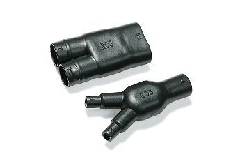 Pièces de dérivation thermorétractables, 2 sorties – Helashrink série 200, homologuées VG
