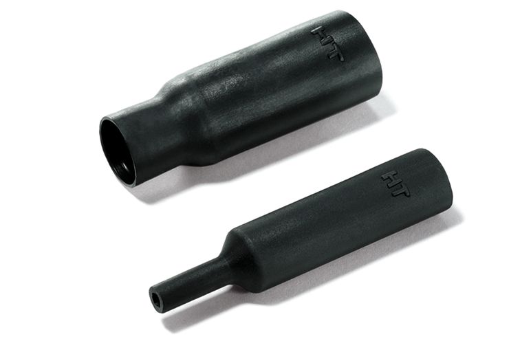 Pièces thermorétractables à encombrement réduit, compensatrices - Helashrink série 313E, sans lèvre adaptable