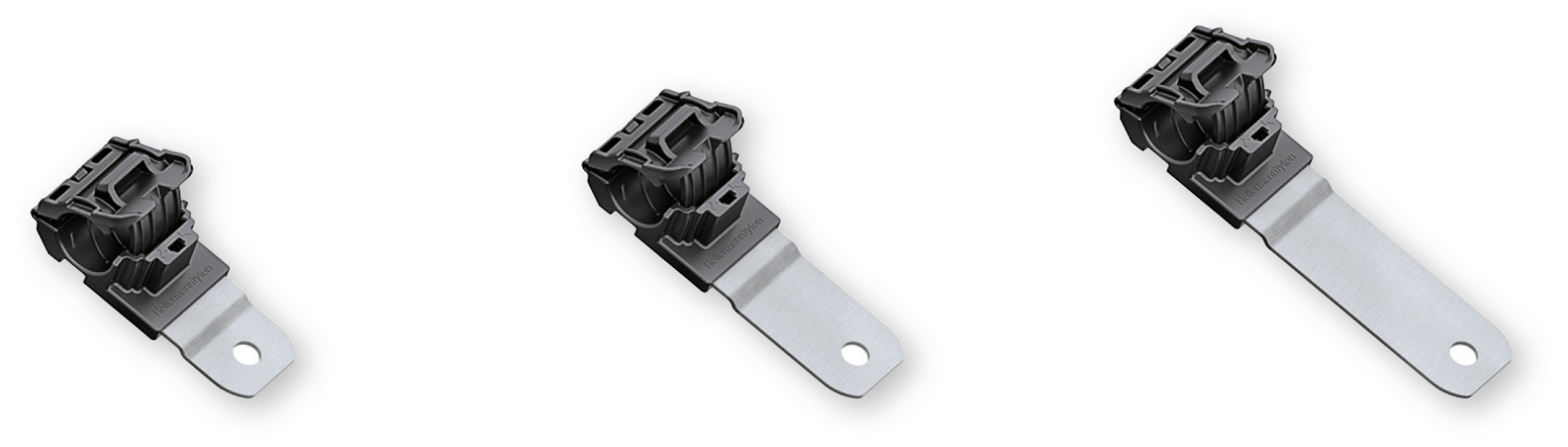 Longueur de bride Ratchet P-Clamp courte, intermédiaire ou longue