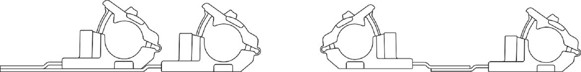 Configurations multiples de Ratchet P-Clamp