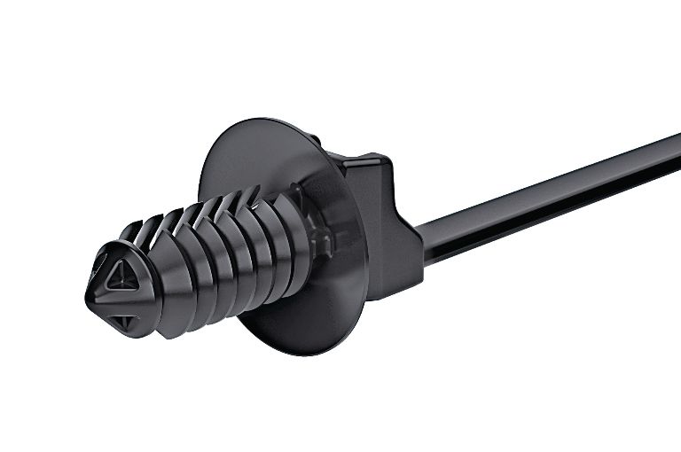 T50SOSFT6LG-E2, lanières de fixation pour trous circulaires : peuvent être utilisées sur différents types de supports