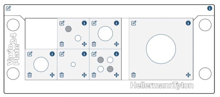Configurateur de passe-câbles VarioPlate