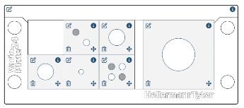 Configurateur de passe-câbles VarioPlate