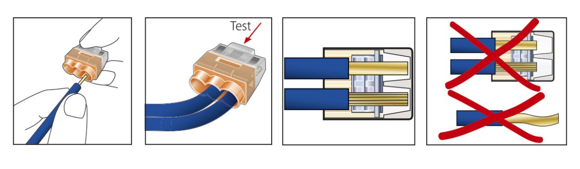 Les borniers électriques HelaCon Plus Min pour électricien