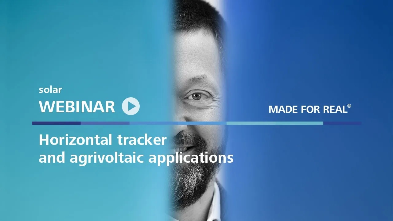 Webinaire : Trackers horizontaux et applications agrivoltaïques