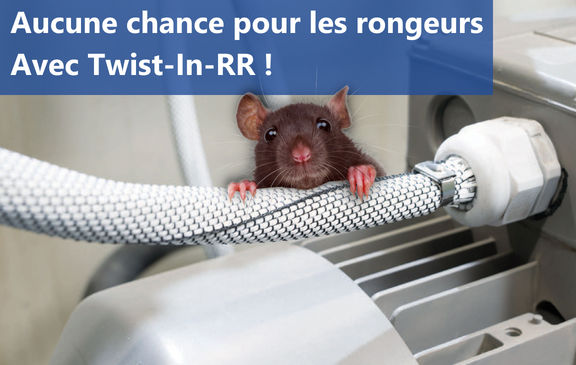 Protection des câbles contre les rongeurs, rats, souris et nuisibles : Helagaine Twist-In RR